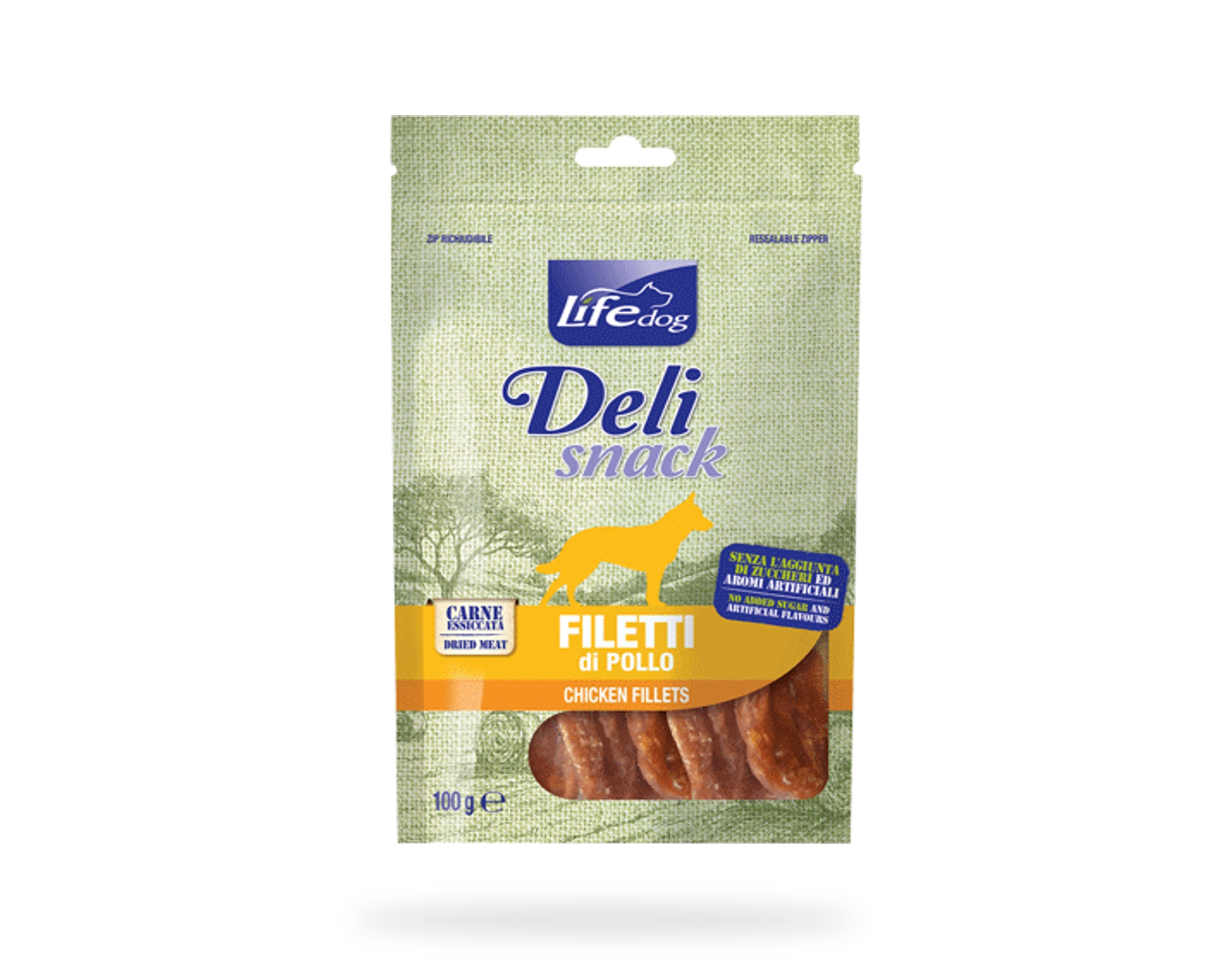 Life Dog Snack Filetto Essiccato di Pollo – Snack Naturale per Cani JustCroc Life Dog Snack Filetto Essiccato di Pollo – Snack Naturale per Cani JustCroc